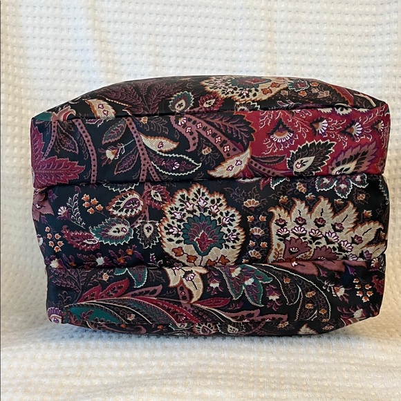 ETRO Floral Paisley Messanger Bag with Burgundy Strap - Picture 7 of 14